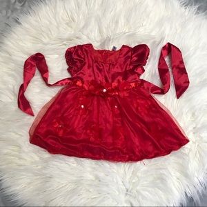 Silky Red Dress